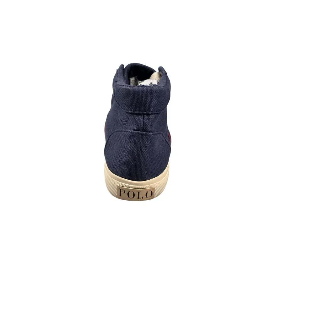 Polo Ralph‎ Lauren Shoes Kids Size 13 Blue Taybor Canvas High Top Sneaker